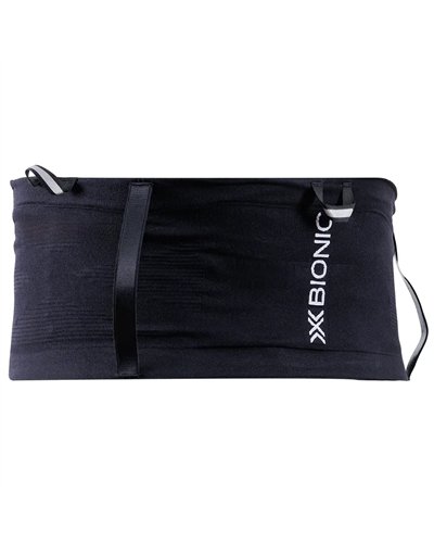 X-Bionic Hydratation Compatible Unisex Trail Running Belt, X Black/X White