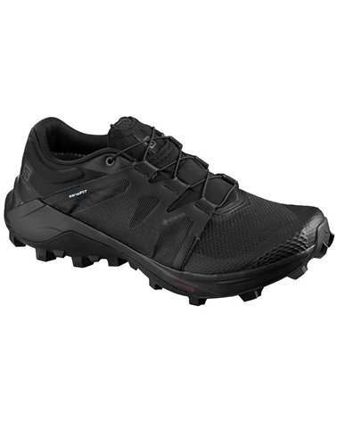 Salomon Wildcross GTX Gore-Tex Women's Trail Running Shoes Size EU 39 1/3, Black/Black/Black