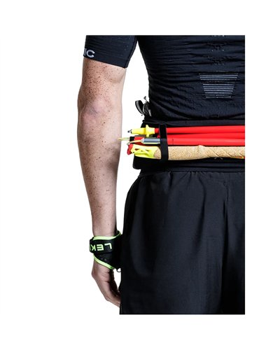X-Bionic Hydratation Compatible Unisex Trail Running Belt, X Black/X White