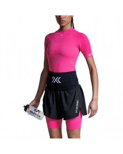X-Bionic Hydratation Compatible Unisex Trail Running Belt, X Black/X White