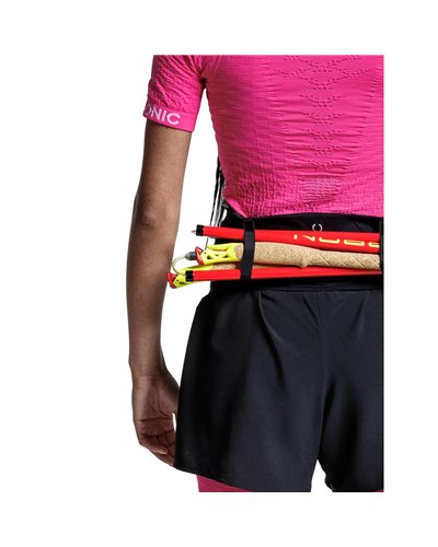 X-Bionic Hydratation Compatible Unisex Trail Running Belt, X Black/X White
