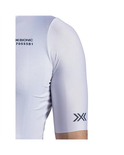 X-Bionic Corefusion Ride Maglia Maniche Corte Uomo Full Zip, Off White