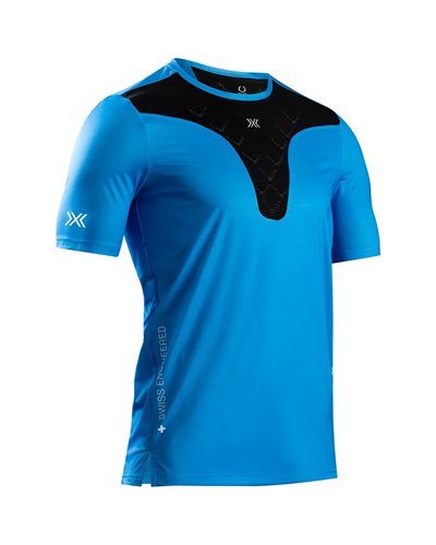 X-Bionic Corefusion Run Men's Running Short Sleeve Shirt, Eternal Ice