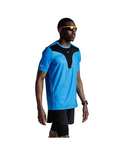 X-Bionic Corefusion Run Maglia Maniche Corte Uomo, Eternal Ice