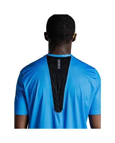 X-Bionic Corefusion Run Maglia Maniche Corte Uomo, Eternal Ice