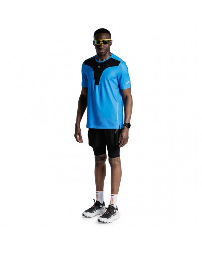 X-Bionic Corefusion Run Maglia Maniche Corte Uomo, Eternal Ice