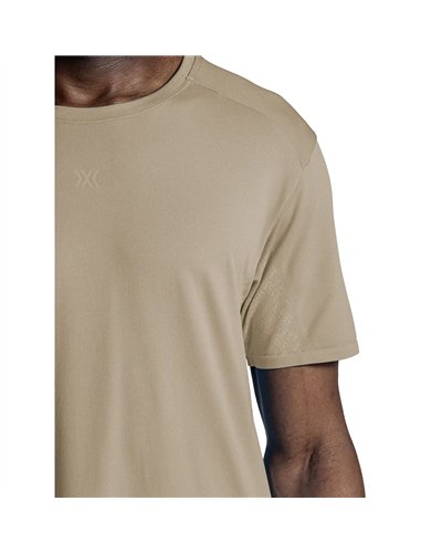 X-Bionic Xceed Run Discover Maglia Maniche Corte Trail Running Uomo, Sand