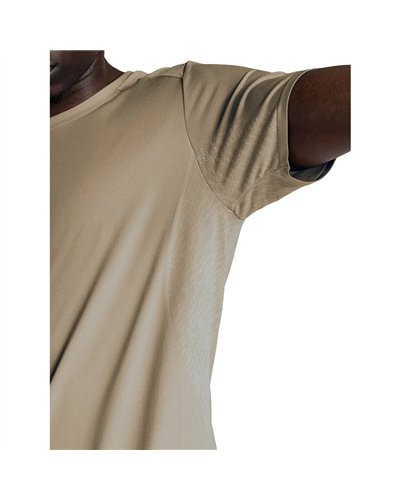 X-Bionic Xceed Run Discover Men's Trail Running Short Sleeve Shirt, Sand