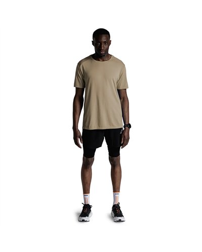 X-Bionic Xceed Run Discover Maglia Maniche Corte Trail Running Uomo, Sand