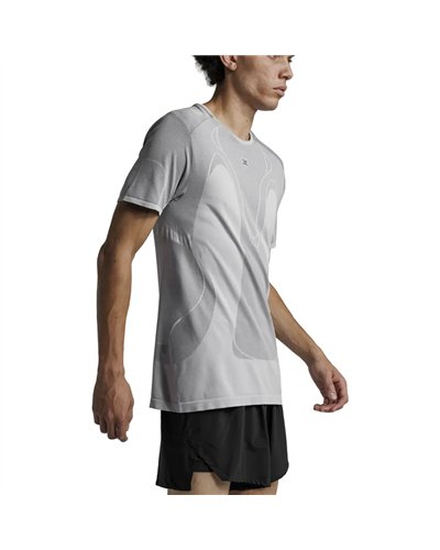X-Bionic Xceed Run Perform Men's Trail Running Short Sleeve Shirt, X White/X Black