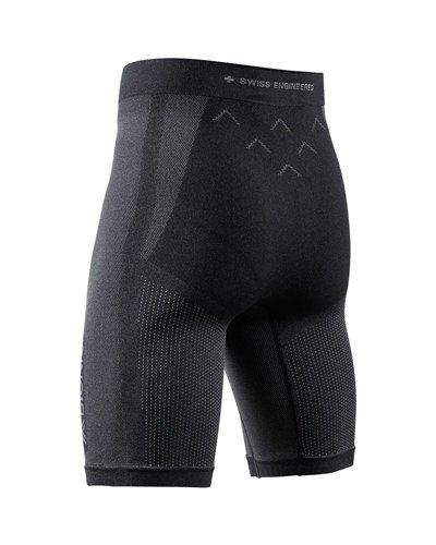 X-Bionic Xceed Run Men's Running Short Tights, X Black/Rhino Grey