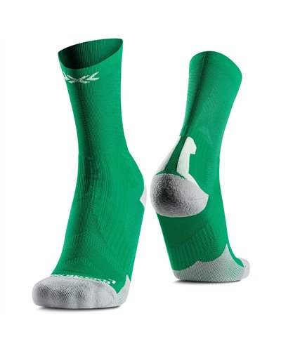 X-Bionic X-Socks Bike Perform Crew Unisex Socks, Voltage Green