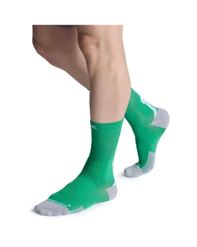 X-Bionic X-Socks Bike Perform Crew Calze Ciclismo Unisex, Voltage Green