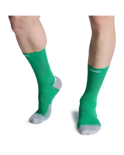 X-Bionic X-Socks Bike Perform Crew Unisex Socks, Voltage Green