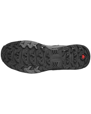 Salomon X Ultra 4 Mid Wide GTX Gore-Tex Men's Trekking Boots, Black/Magnet/Pearl Blue