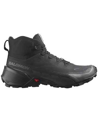 Salomon Cross Hike 2 Mid Wide GTX Gore-Tex Men's Trekking Boots, Black/Black/Magnet