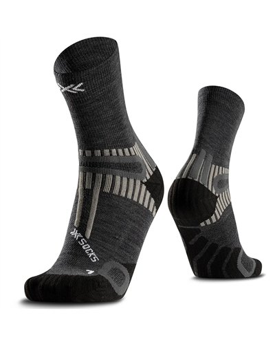 X-Bionic X-Socks Hike Perform Merino Ankle Unisex Socks, Heather Grey