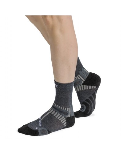 X-Bionic X-Socks Hike Perform Merino Ankle Calze Unisex, Heather Grey