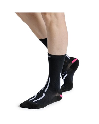 X-Bionic X-Socks Trail Anatomix Crew Unisex Socks, X Black/X White