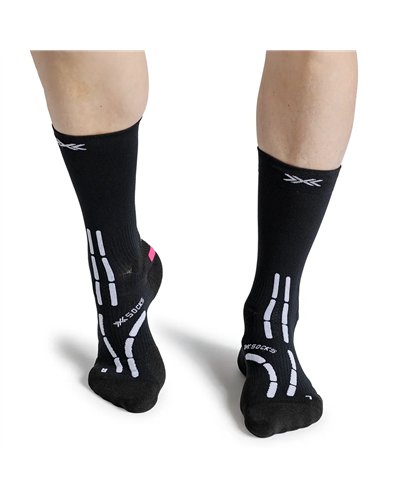X-Bionic X-Socks Trail Anatomix Crew Calze Unisex, X Black/X White