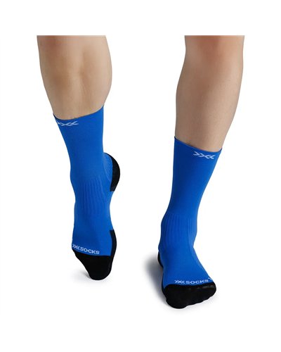 X-Bionic X-Socks Run Perform Crew Calze Unisex, Electirc Blue