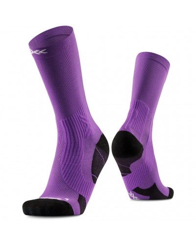 X-Bionic X-Socks Run Perform Crew Calze Unisex, Radiant Violet