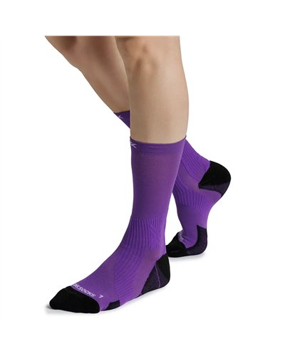X-Bionic X-Socks Run Perform Crew Unisex Socks, Radiant Violet