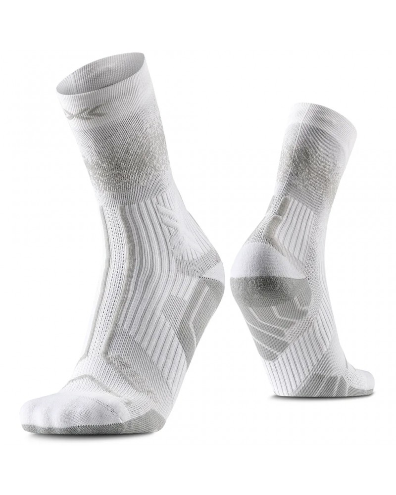 X-Bionic X-Socks Trailrun Terraskin Perform Crew Calze Unisex, X White/Silver Grey