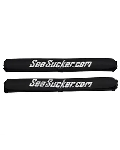 SeaSucker Monkey Bars Wrap-around Rack Pads, Black (Pair)
