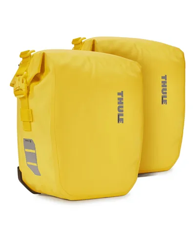 Thule Coppia Borse Portapacchi Shield Pannier 26 Litri, Giallo