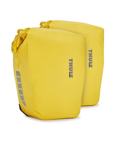 Thule Coppia Borse Portapacchi Shield Pannier 50 Litri, Giallo