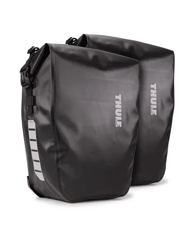 Thule Coppia Borse Portapacchi Shield Pannier 50 Litri, Nero