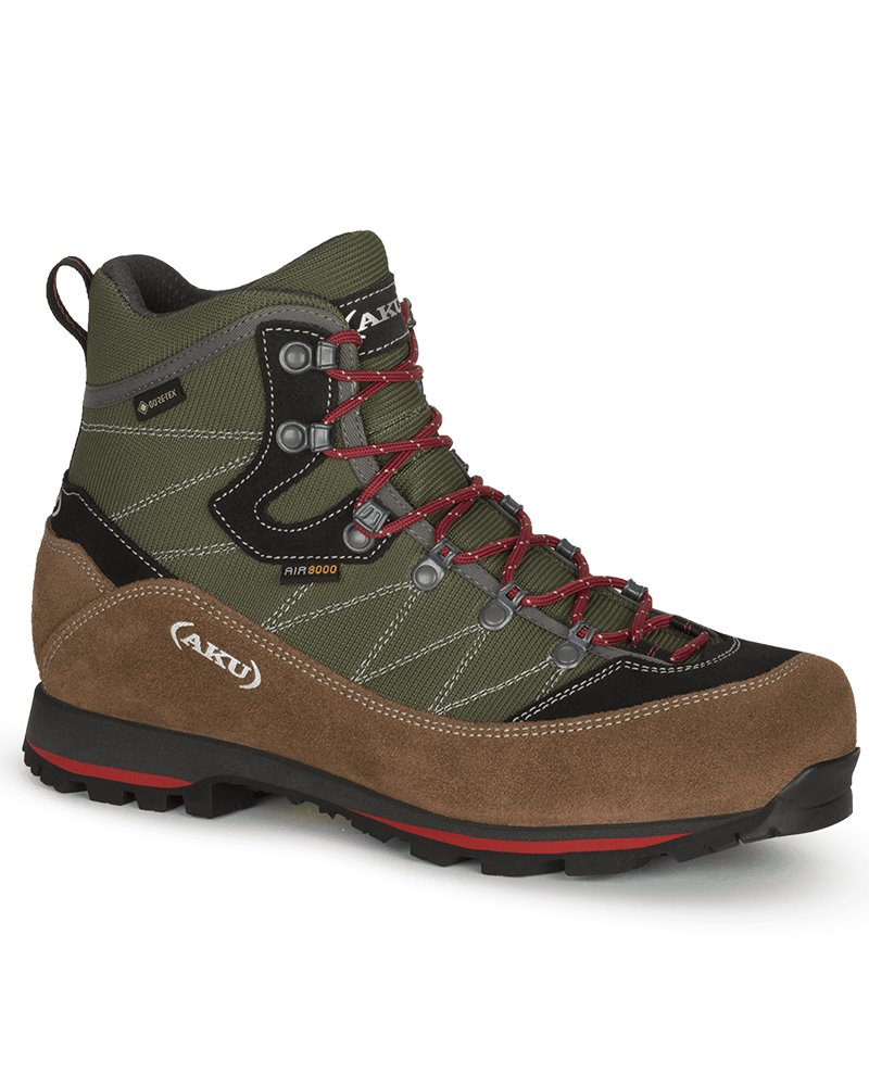 Aku Trekker Lite III GTX Gore-Tex Men's Trekking Boots, Green/Beige
