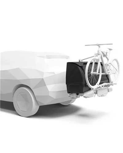 Thule Box da Gancio Traino Onto 2 300 Litri per Portabici EasyFold 3, Nero