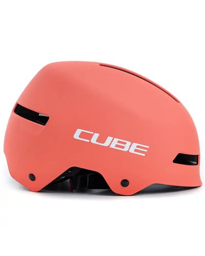 Cube Dirt 2.0 Commute Cycling Helmet, Matt Light Red