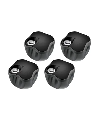 Thule Pomello Bloccabile Confezione da 4, Nero