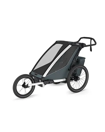 Thule Bike Trailer for Kids Chariot Cross 2 - 1 Seat, Dark Slate