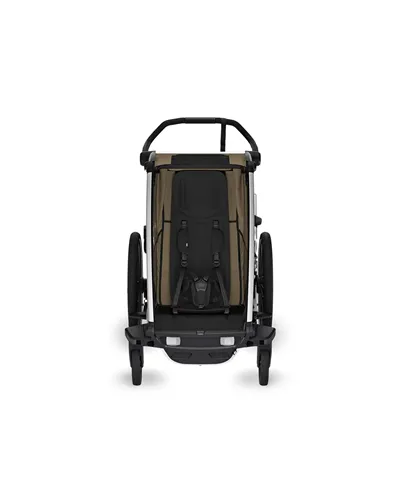 Thule Bike Trailer for Kids Chariot Cross 2 - 1 Seat, Faded Khaki