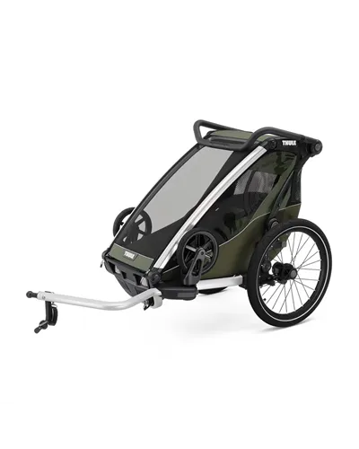 Thule Bike Trailer for Kids Chariot Lite - 1 Seat, Vintage Green