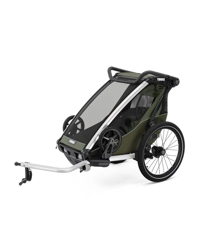 Thule Bike Trailer for Kids Chariot Lite - 1 Seat, Vintage Green