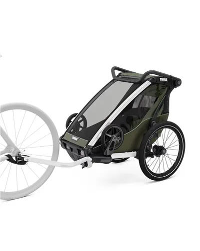 Thule Bike Trailer for Kids Chariot Lite - 1 Seat, Vintage Green