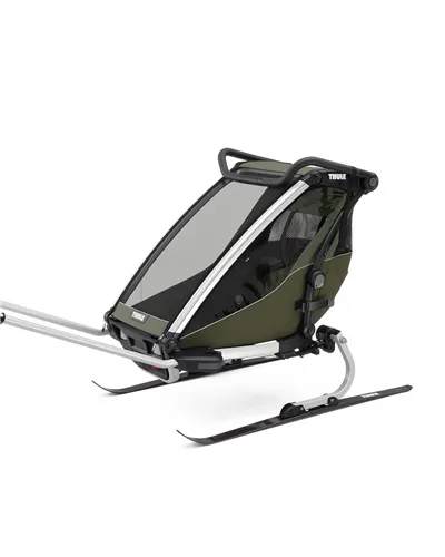 Thule Bike Trailer for Kids Chariot Lite - 1 Seat, Vintage Green