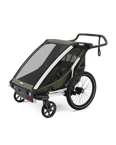 Thule Bike Trailer for Kids Chariot Lite - 2 Seat, Vintage Green