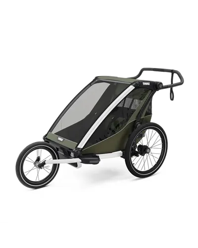 Thule Bike Trailer for Kids Chariot Lite - 2 Seat, Vintage Green