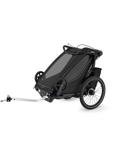 Thule Bike Trailer for Kids Chariot Sport 2 - 1 Seat, Black