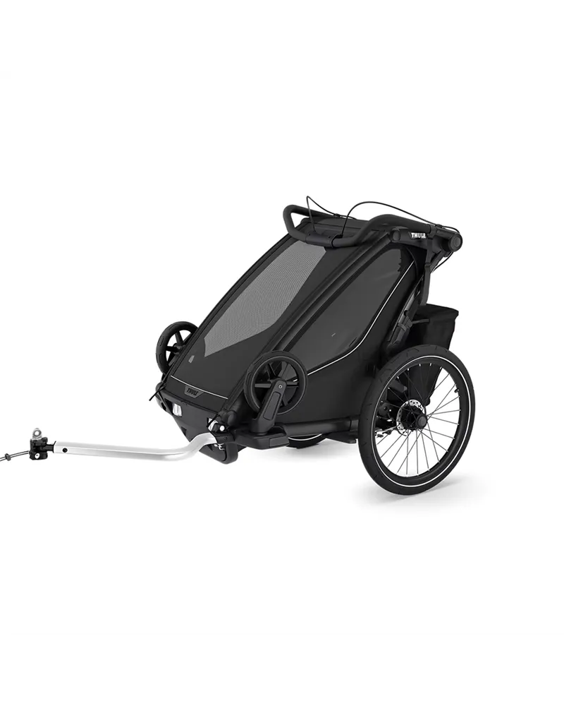 Thule Bike Trailer for Kids Chariot Sport 2 - 1 Seat, Black
