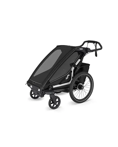 Thule Bike Trailer for Kids Chariot Sport 2 - 1 Seat, Black
