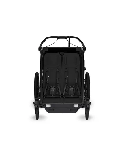 Thule Bike Trailer for Kids Chariot Sport 2 - 2 Seat, Black