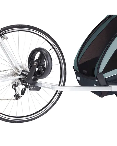 Thule Bike Trailer for Kids Coaster XT - 2 Seat, Blue