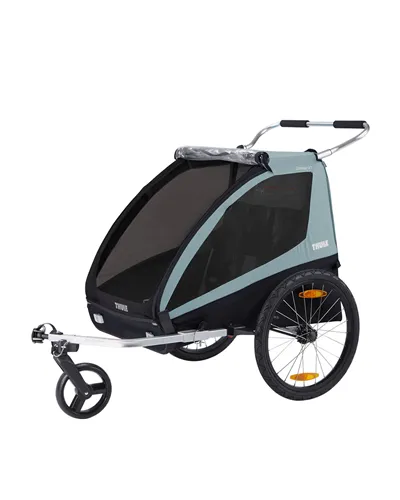 Thule Bike Trailer for Kids Coaster XT - 2 Seat, Blue